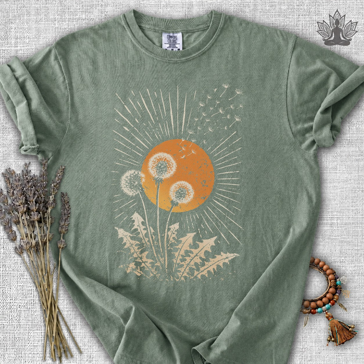 Wishes in the Wind Dandelion Comfort Colors® Tee