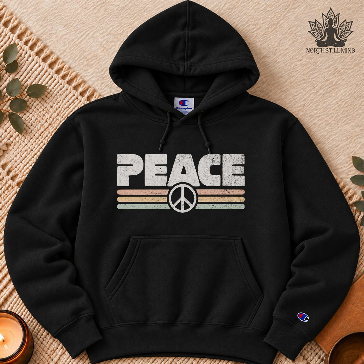 Peace Retro Champion® Hoodie