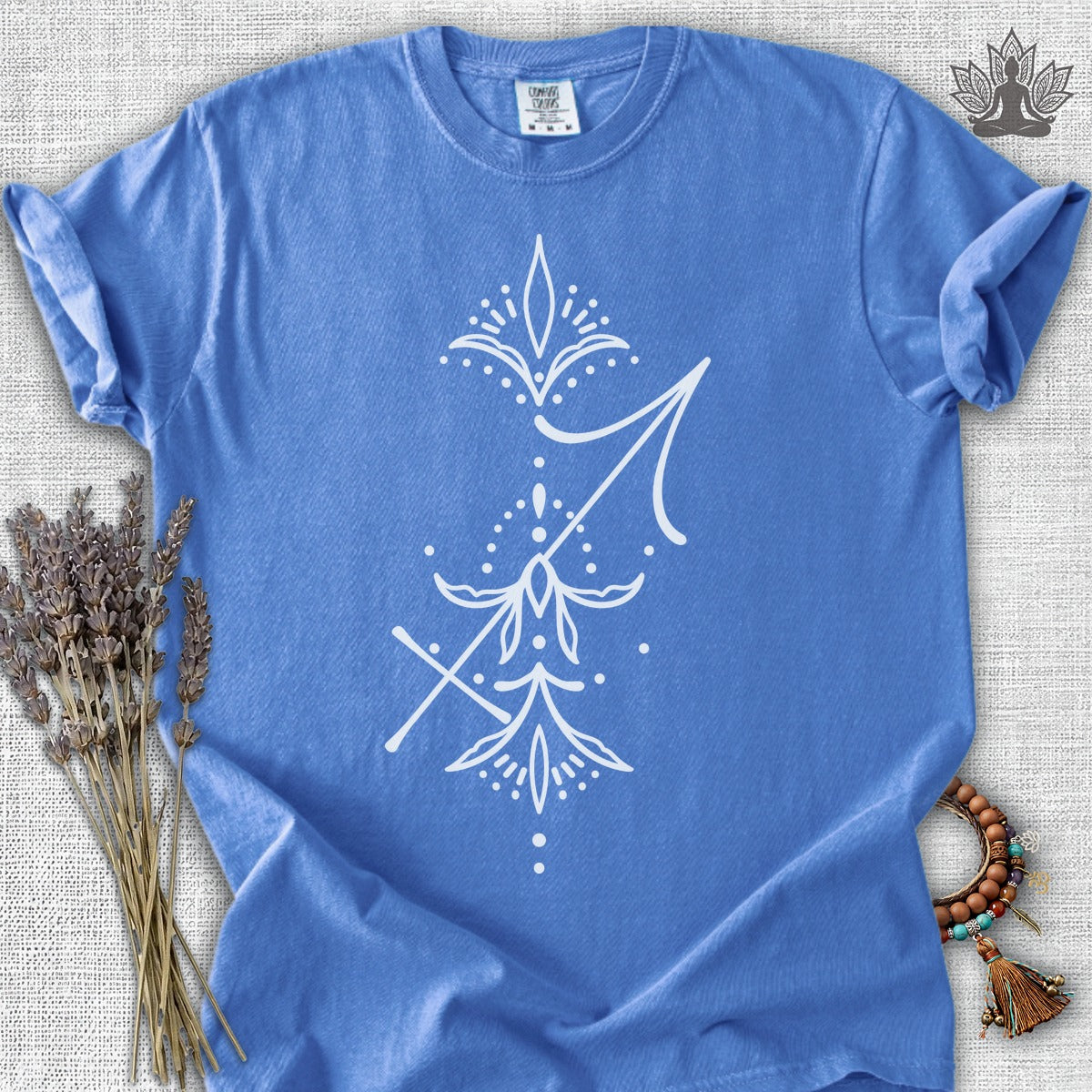 Boho Zodiac Signs Series Sagittarius Comfort Colors® Tee