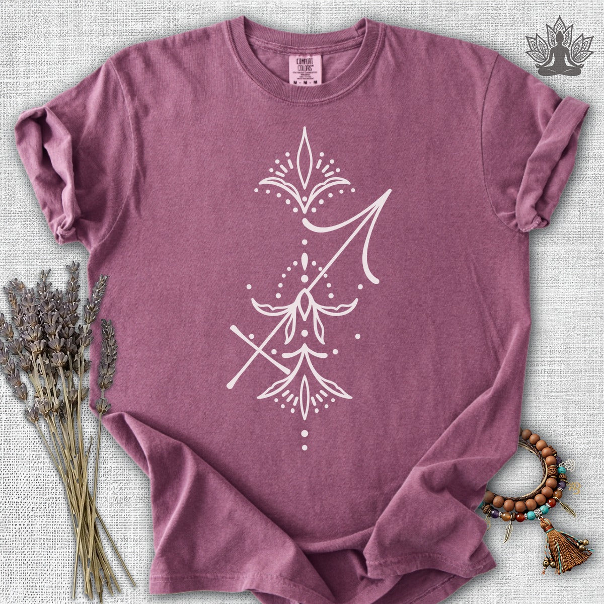 Boho Zodiac Signs Series Sagittarius Comfort Colors® Tee