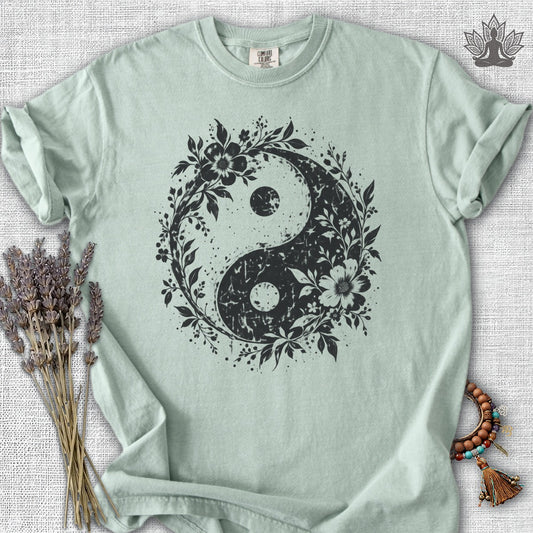 Boho Botanical Yin Yang Comfort Colors® Tee