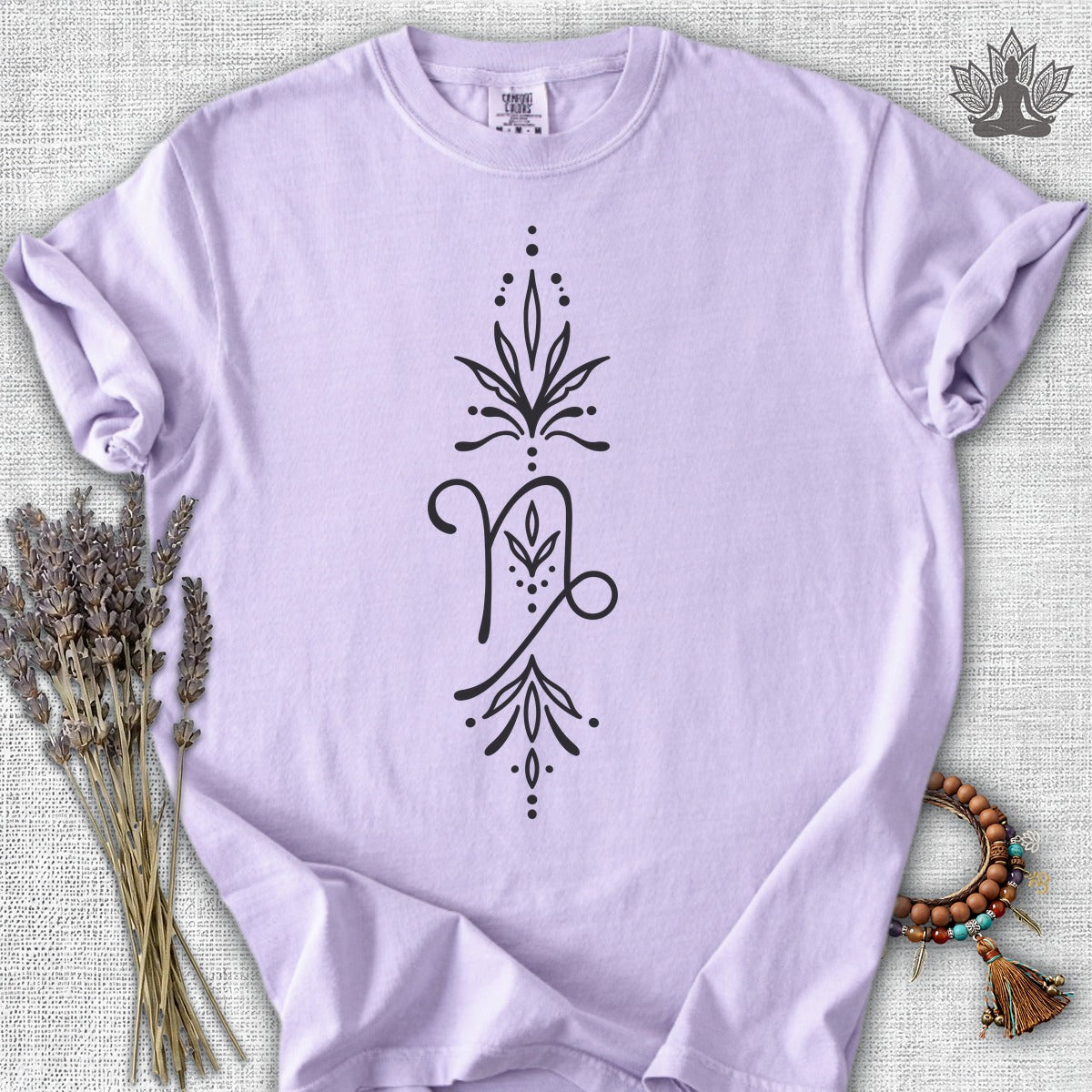 Boho Zodiac Signs Series Capricorn Comfort Colors® Tee