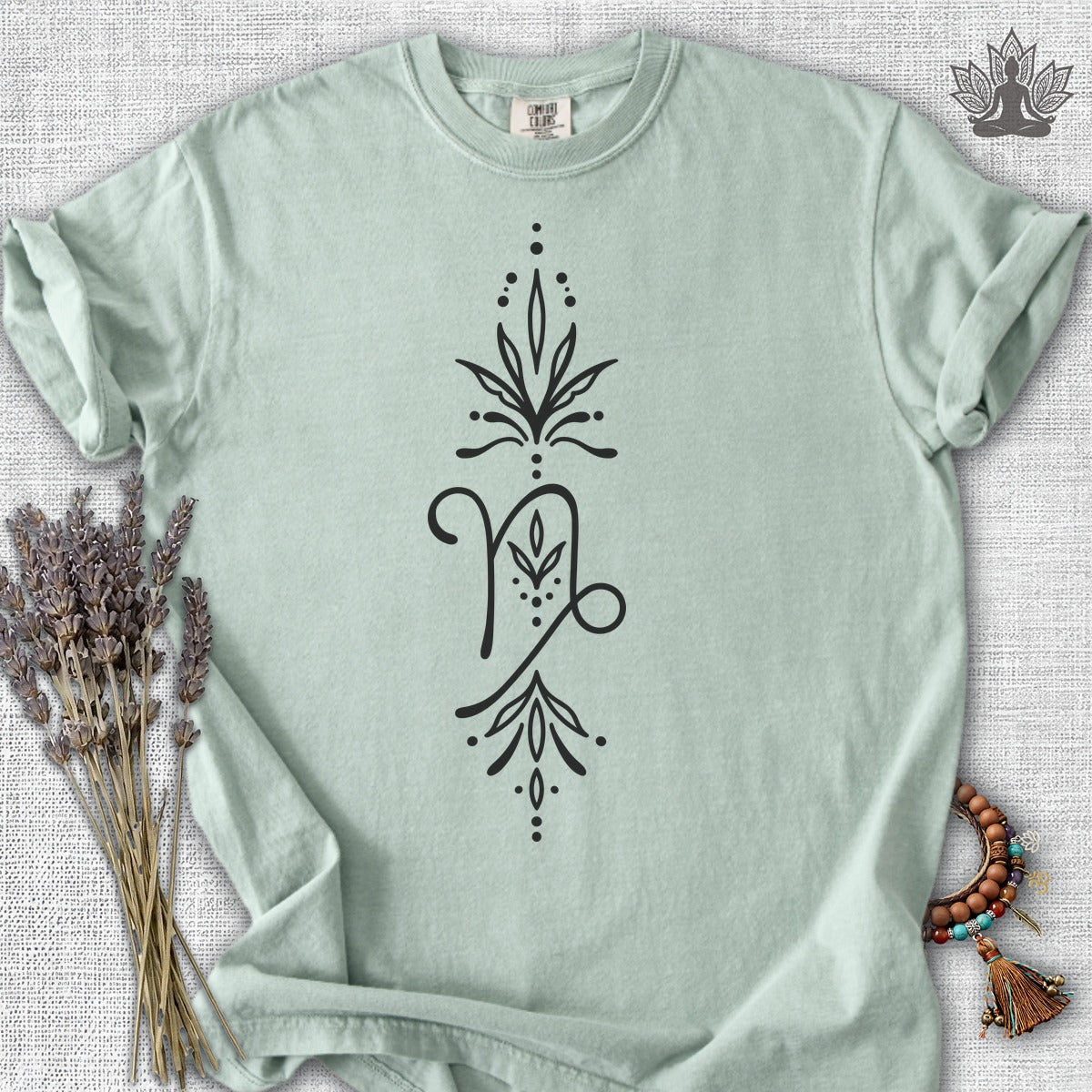 Boho Zodiac Signs Series Capricorn Comfort Colors® Tee