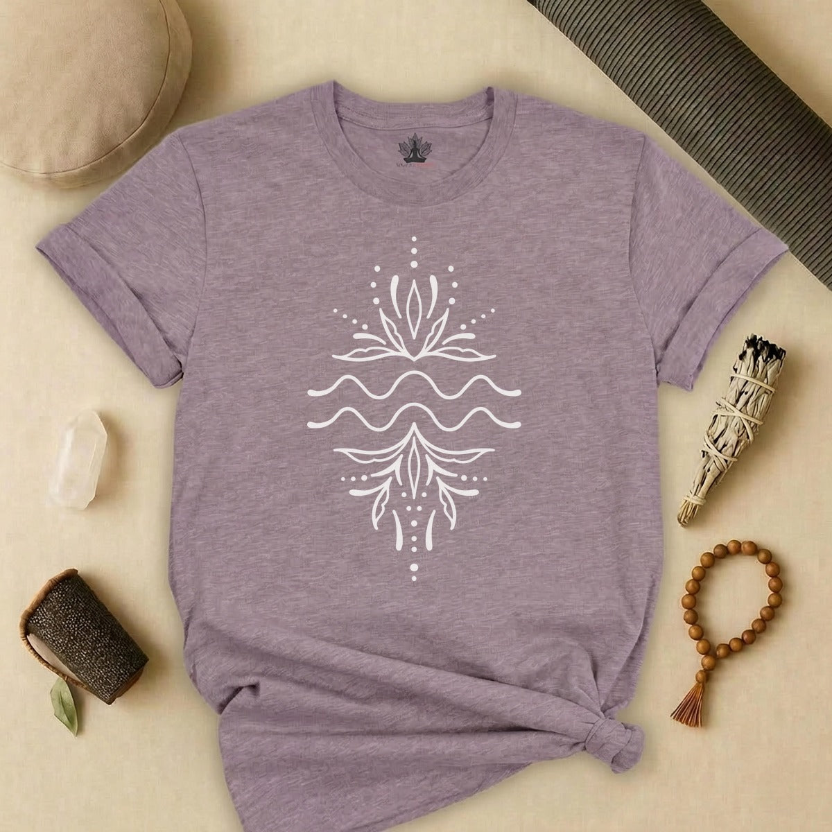 Boho Zodiac Signs Series Aquarius Tee