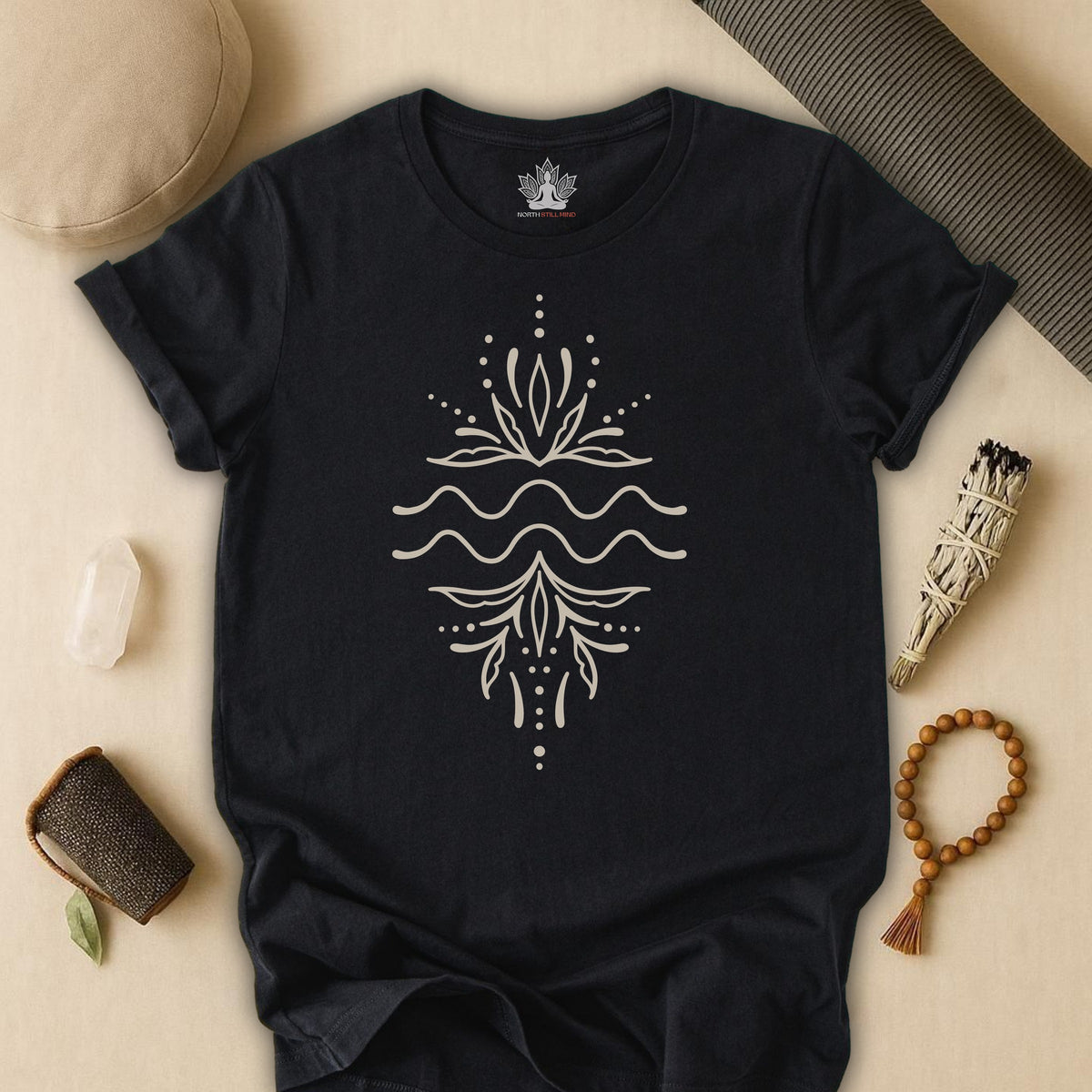 Boho Zodiac Signs Series Aquarius Tee