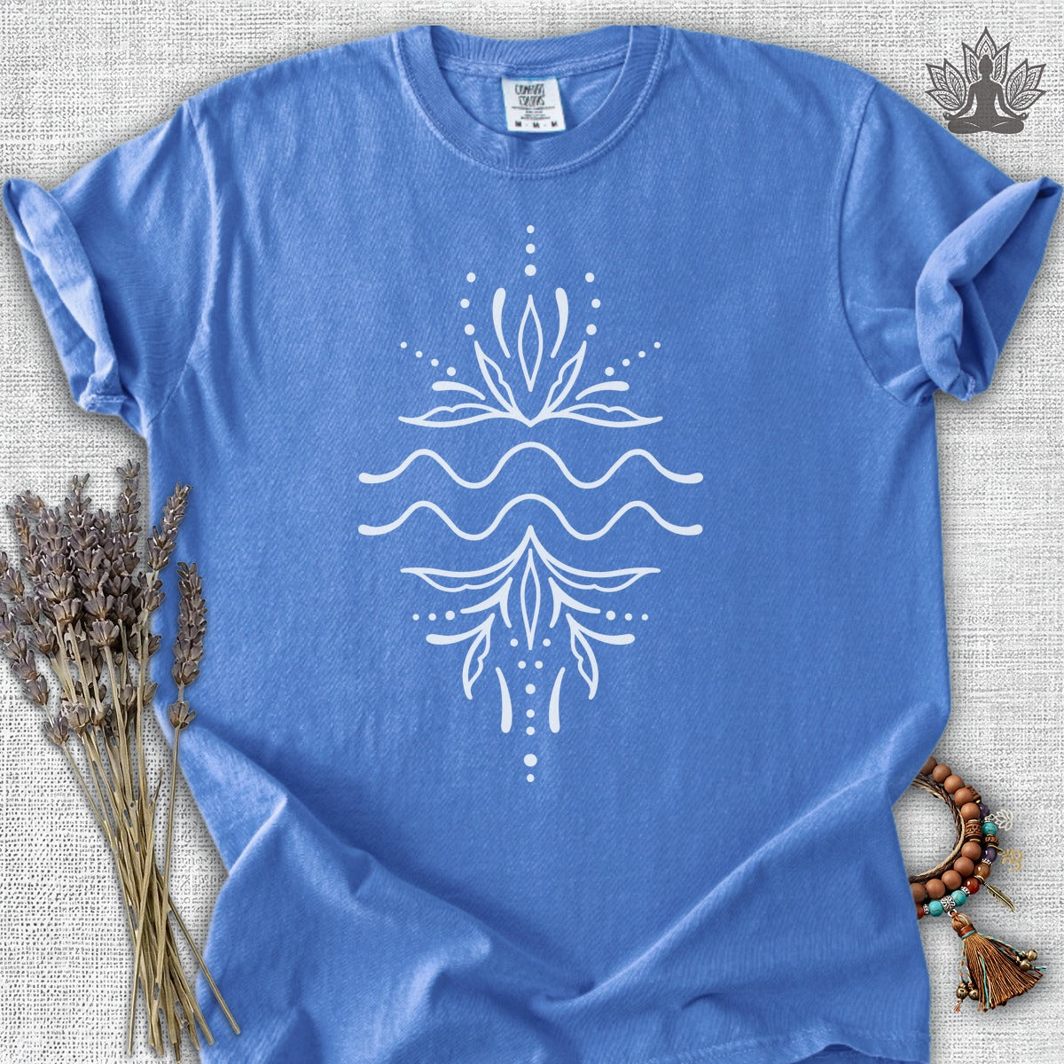 Boho Zodiac Signs Series Aquarius Comfort Colors® Tee