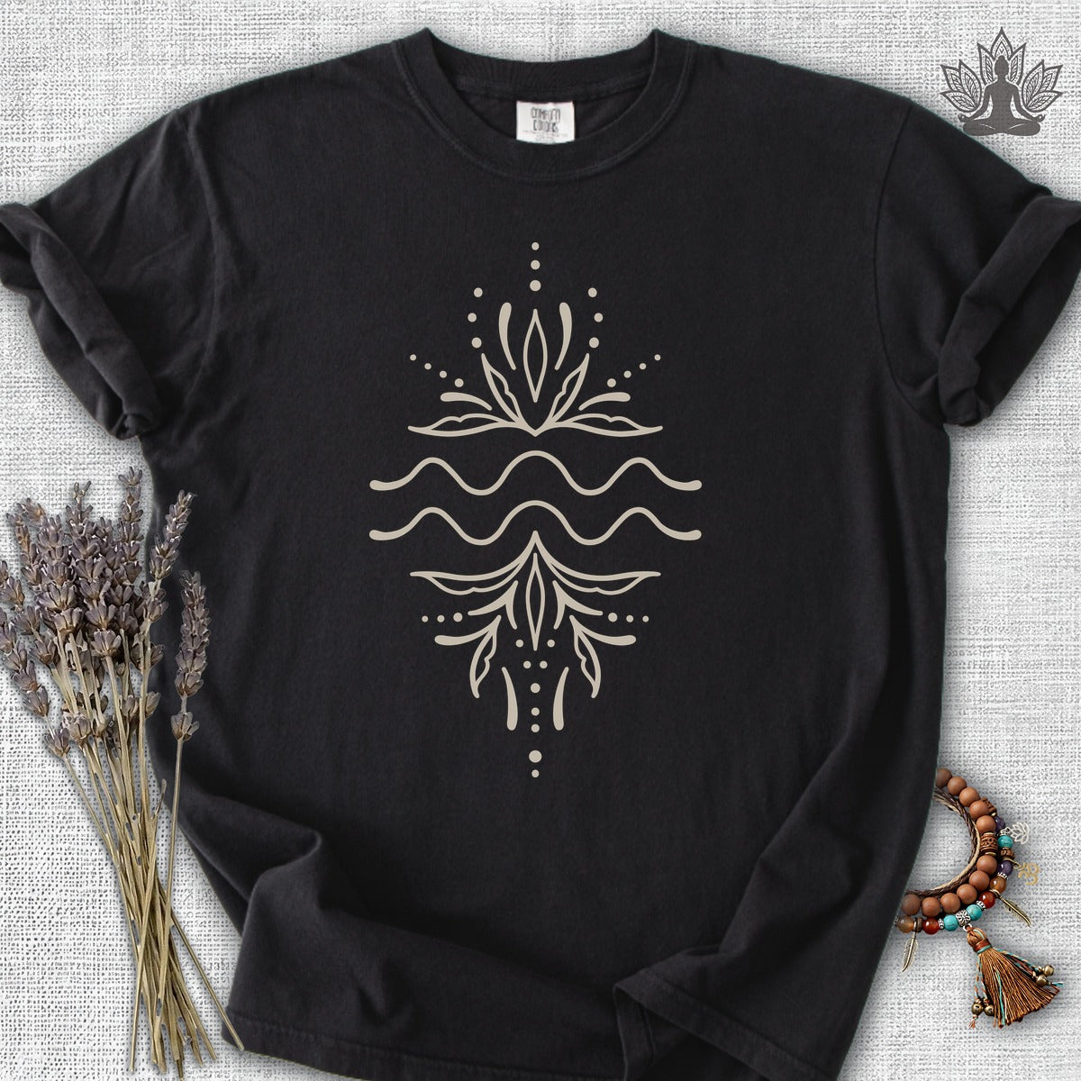 Boho Zodiac Signs Series Aquarius Comfort Colors® Tee