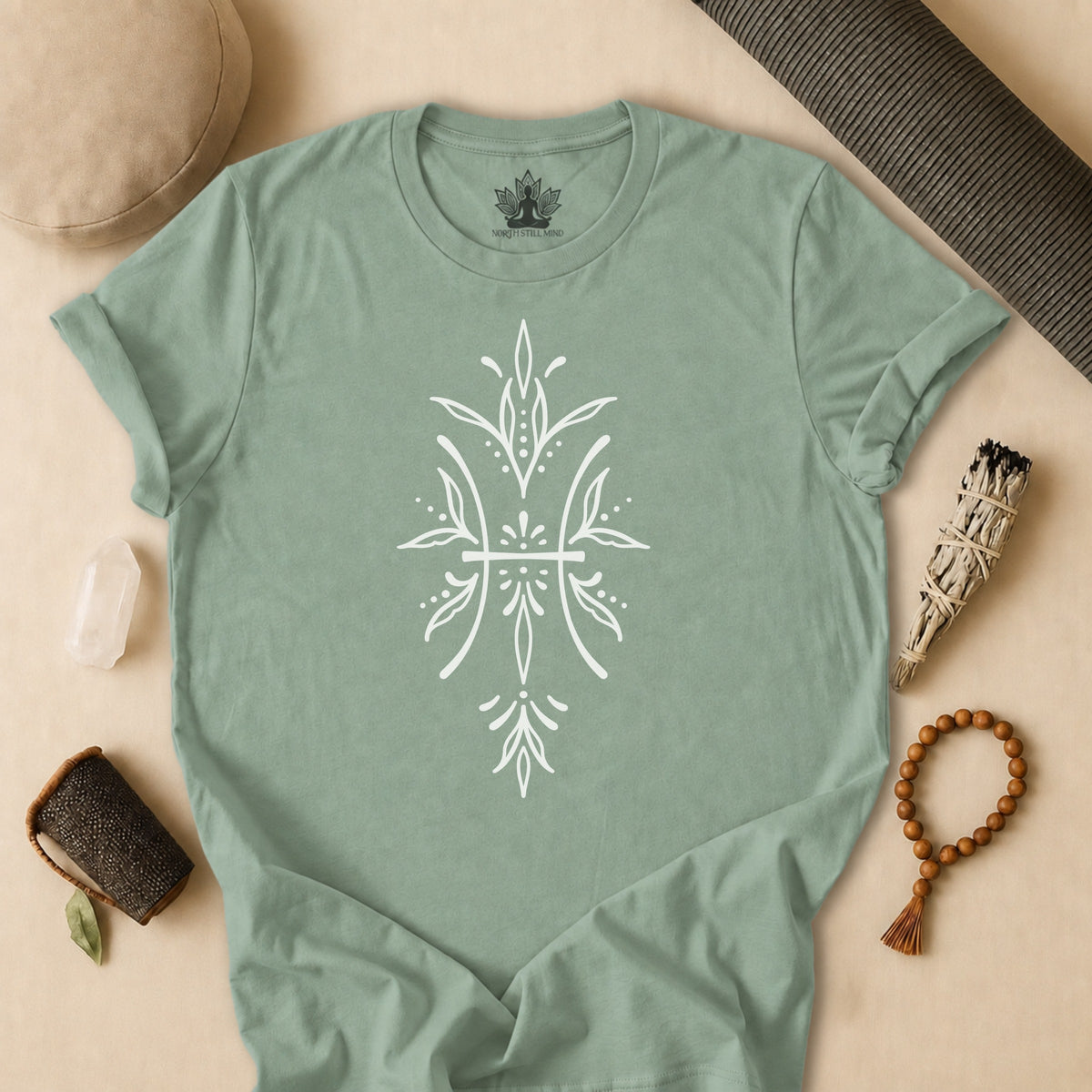 Boho Zodiac Signs Series Pisces Tee