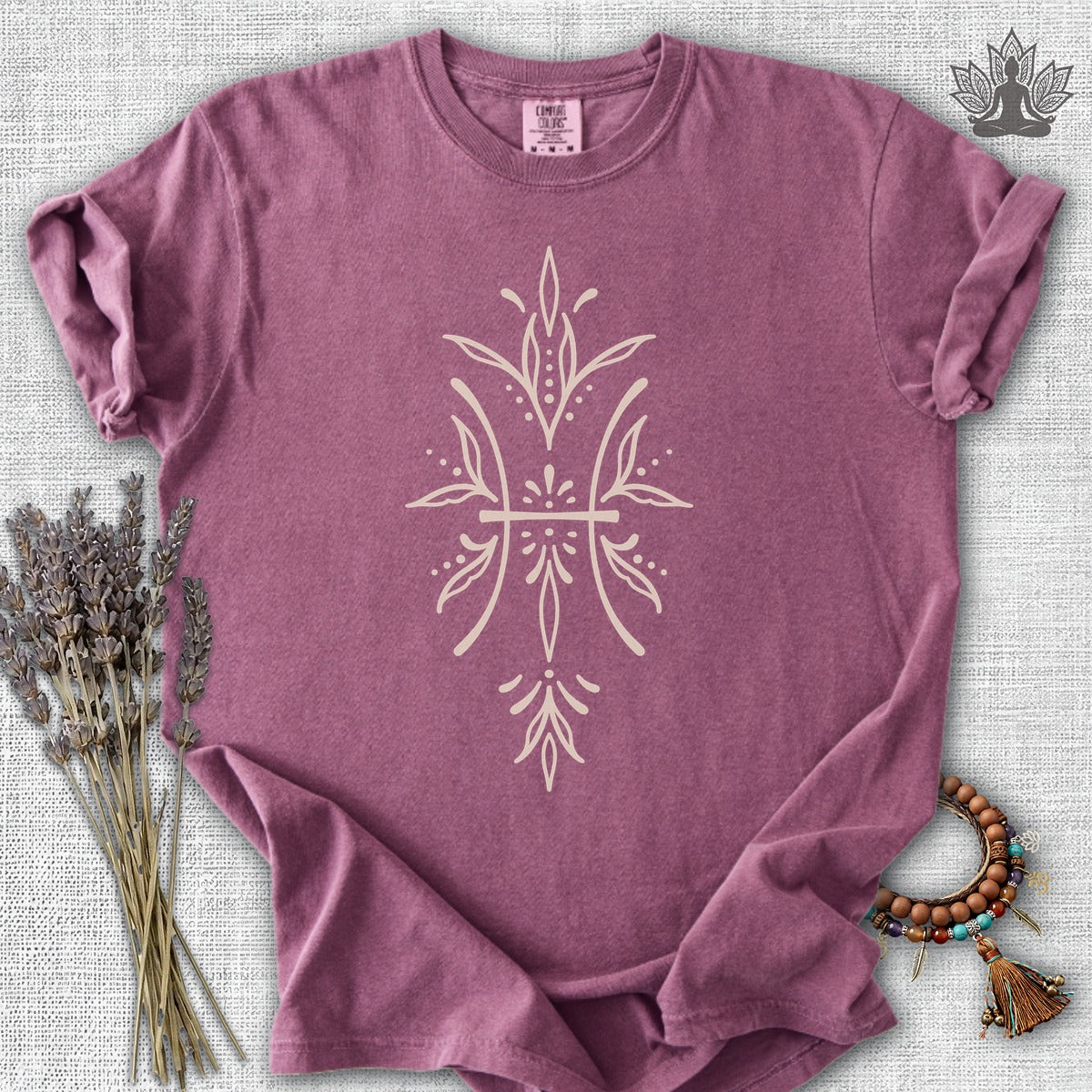Boho Zodiac Signs Series Pisces Comfort Colors® Tee