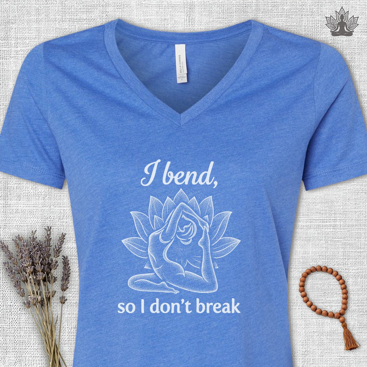 I Bend So I Don't Break V-Neck Tee