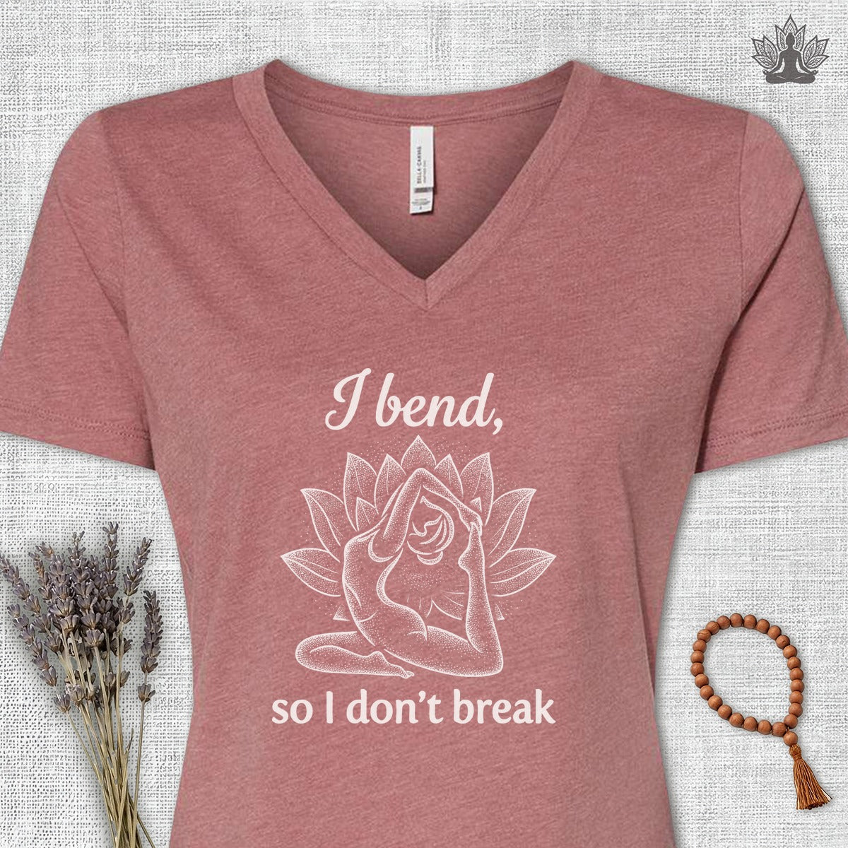 I Bend So I Don't Break V-Neck Tee