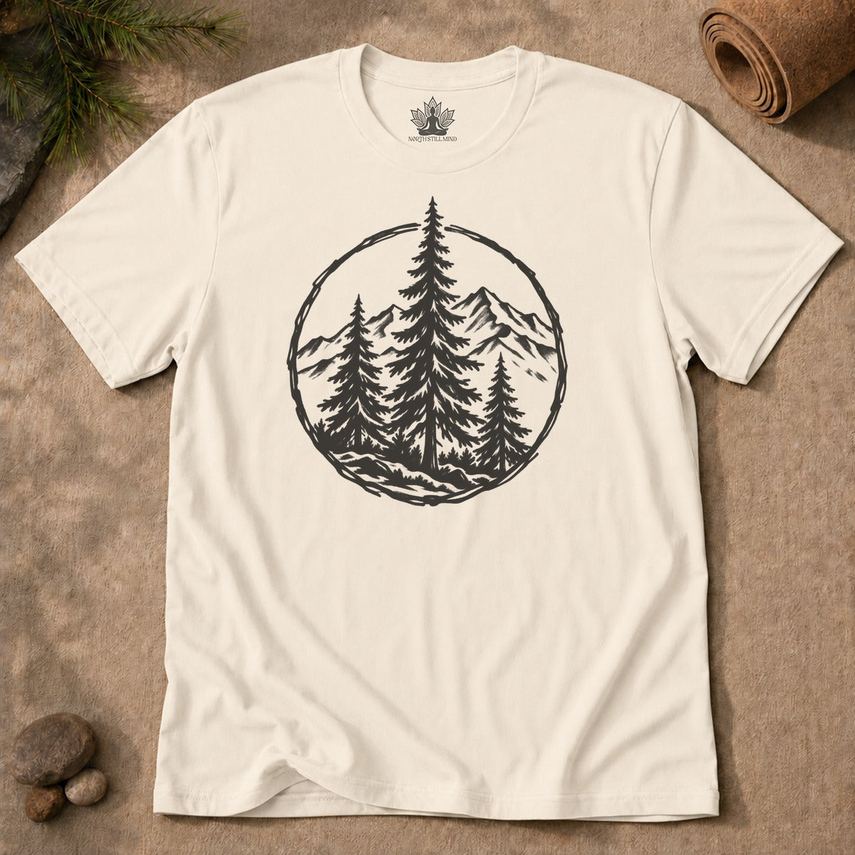 Peaceful Mountain Men Tee