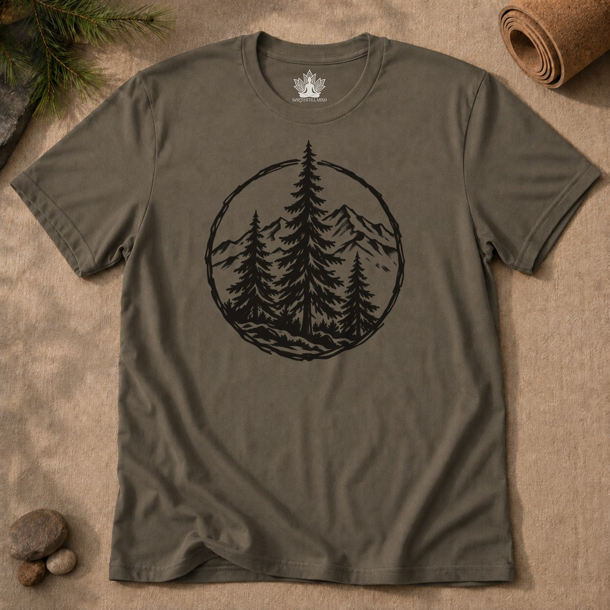 Peaceful Mountain Men Tee