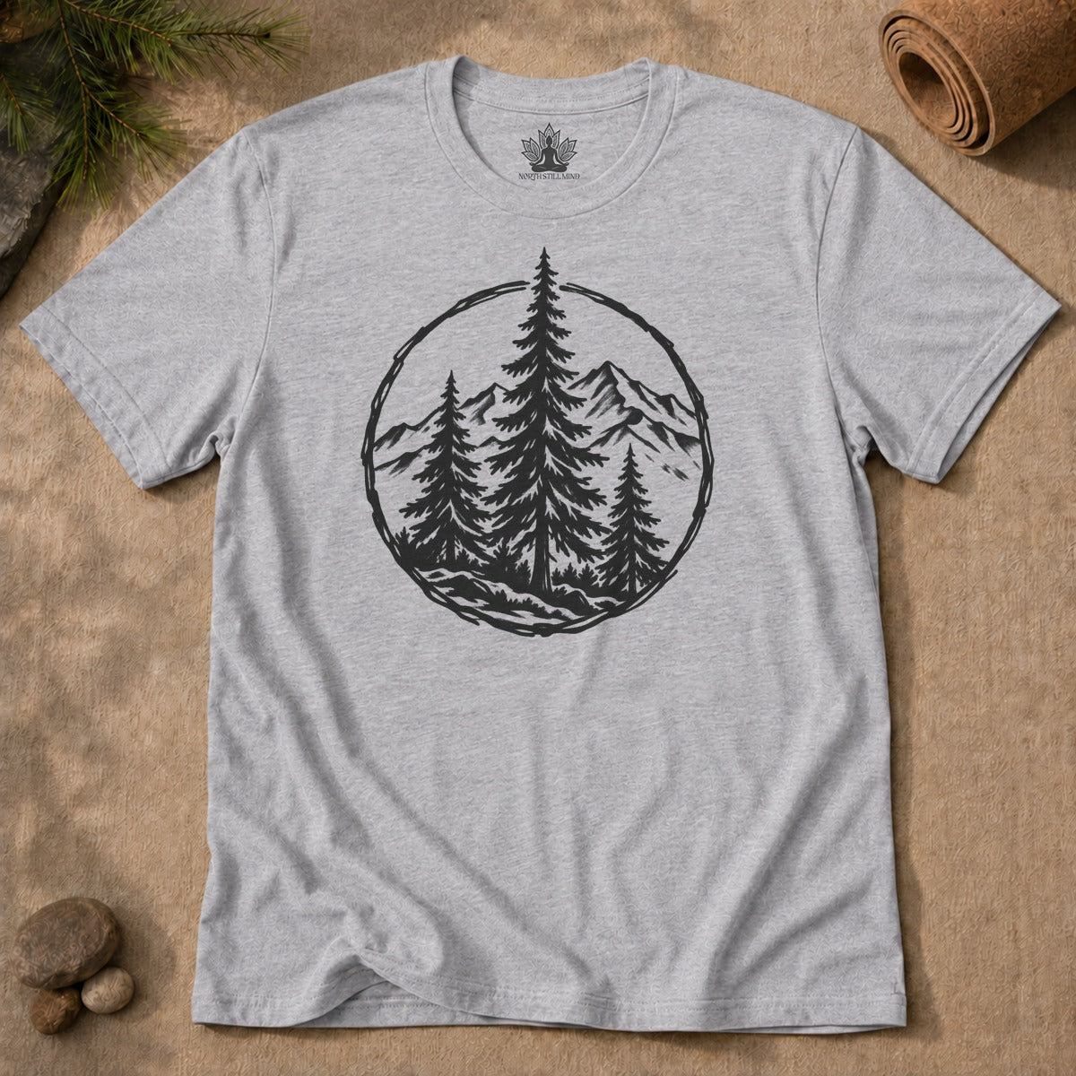 Peaceful Mountain Men Tee