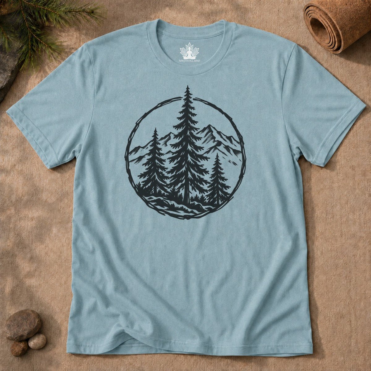 Peaceful Mountain Men Tee