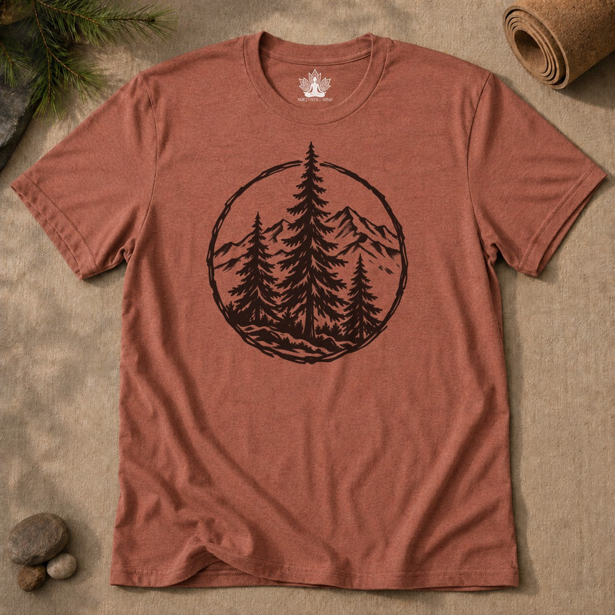 Peaceful Mountain Men Tee