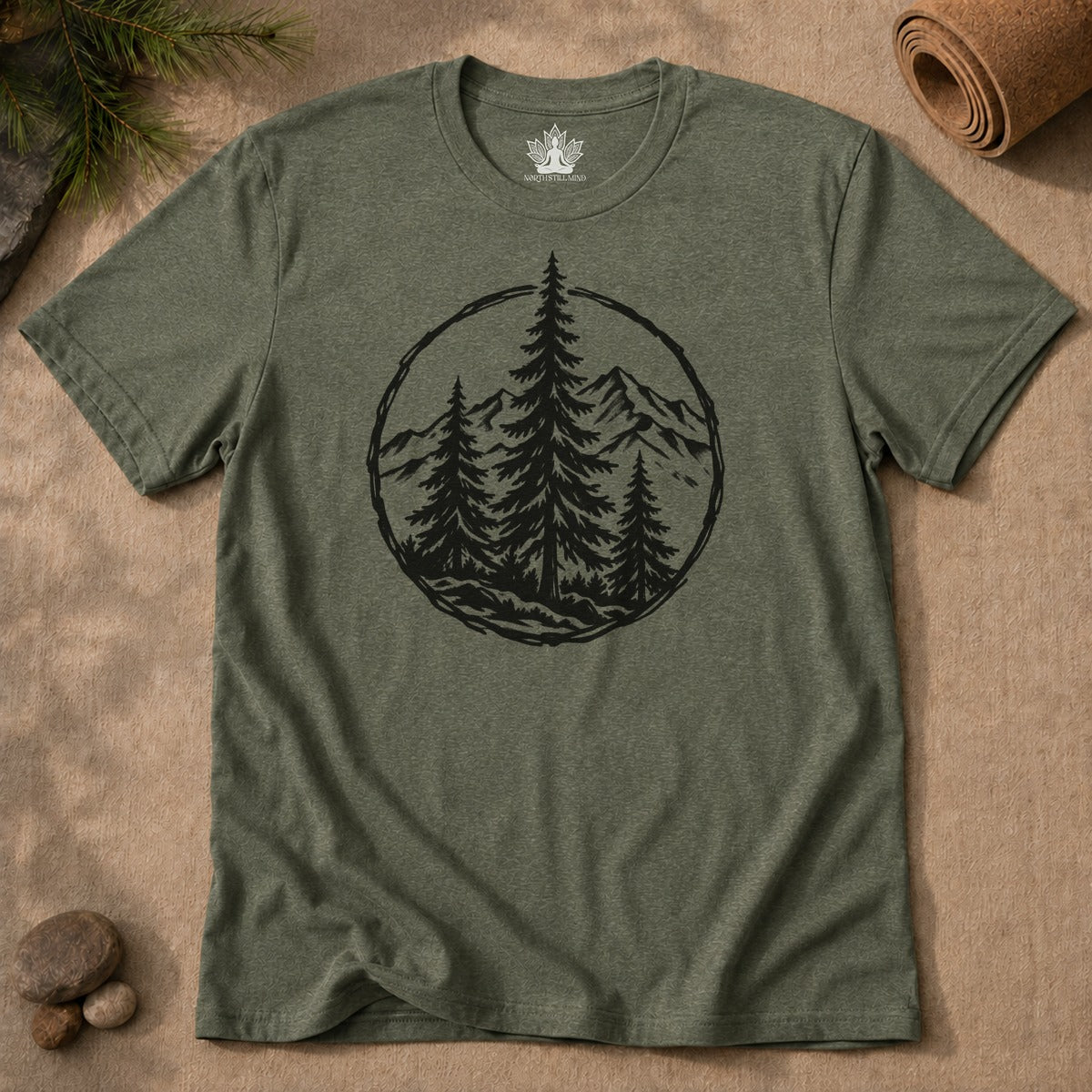 Peaceful Mountain Men Tee