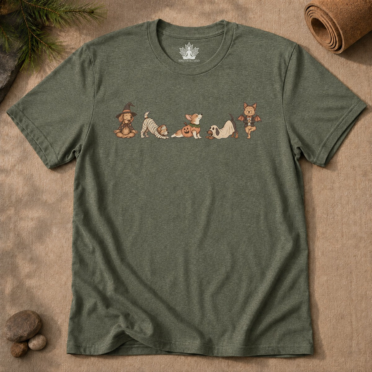 The Howl-O-Ween Yogi Pack Men Tee