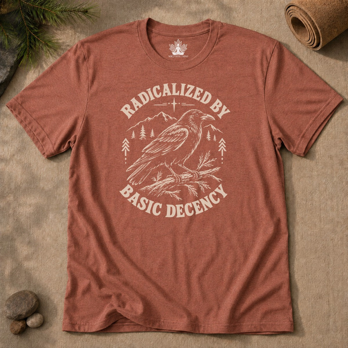 Radicalized By Basic Decency Men Tee
