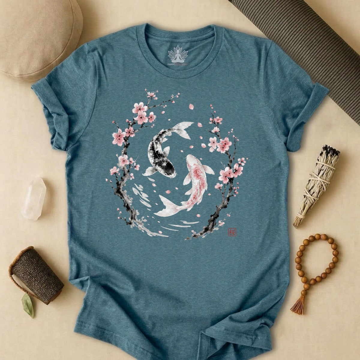 Sakura Koi Yin Yang Balance Tee