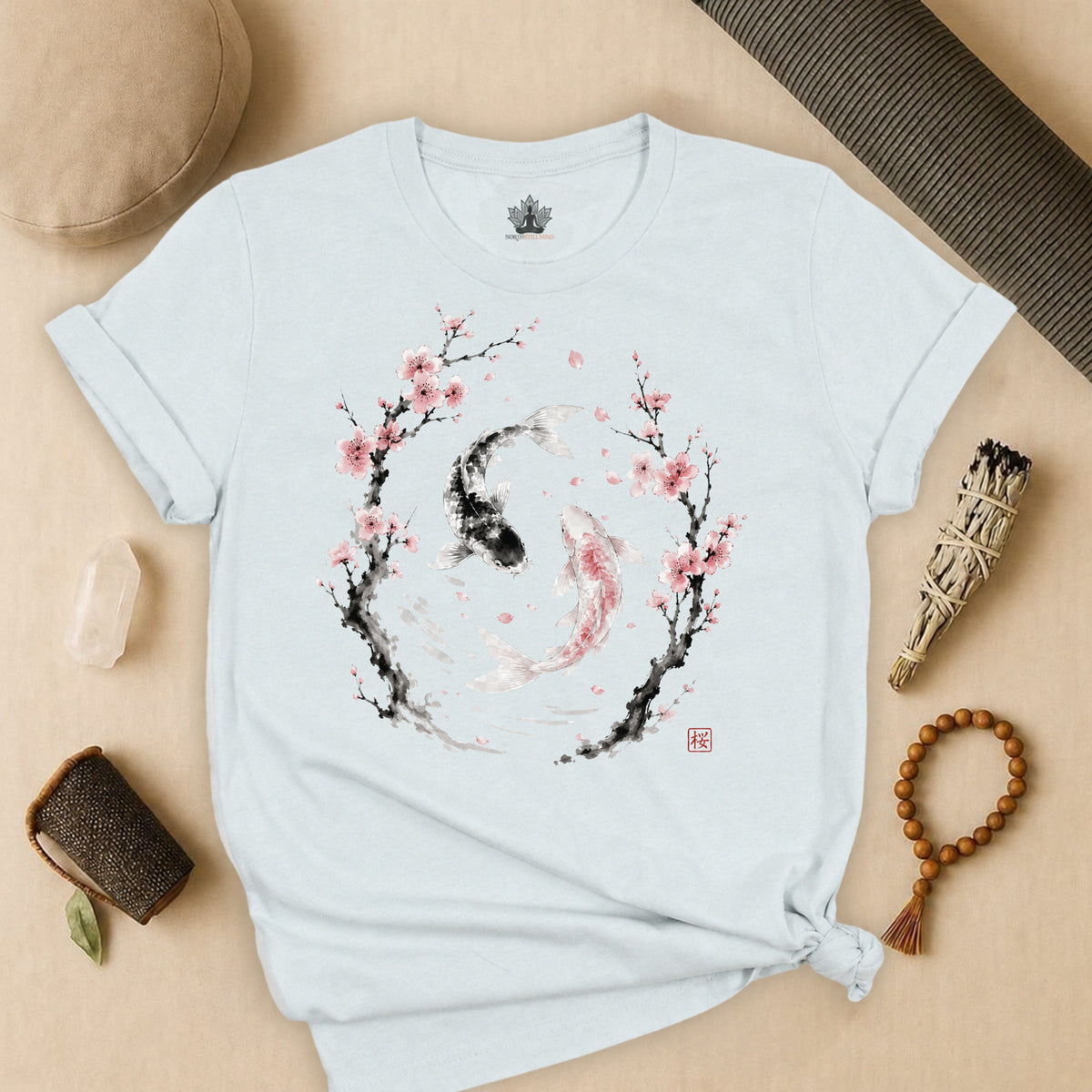 Sakura Koi Yin Yang Balance Tee