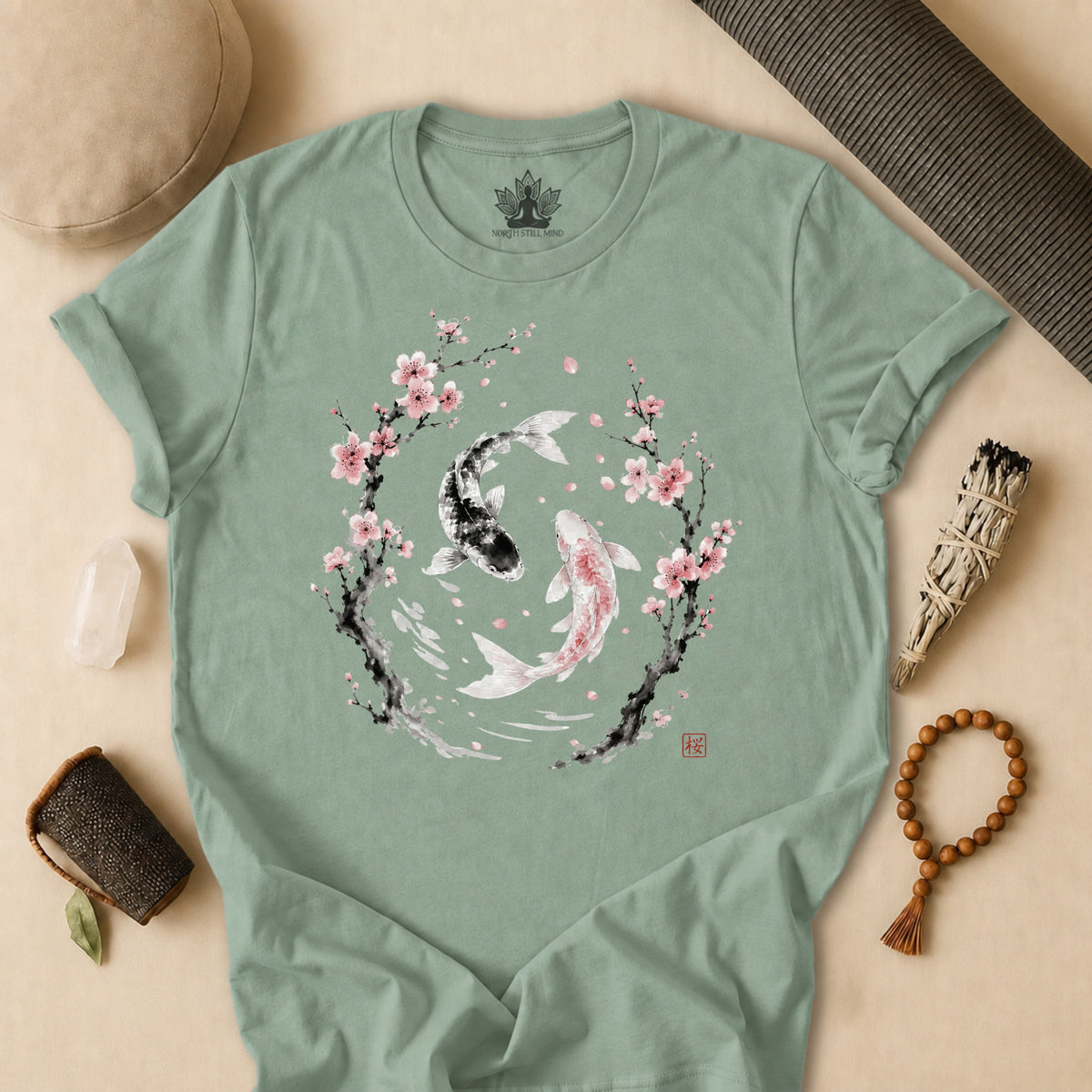 Sakura Koi Yin Yang Balance Tee