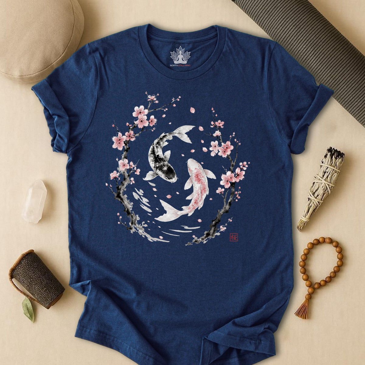 Sakura Koi Yin Yang Balance Tee