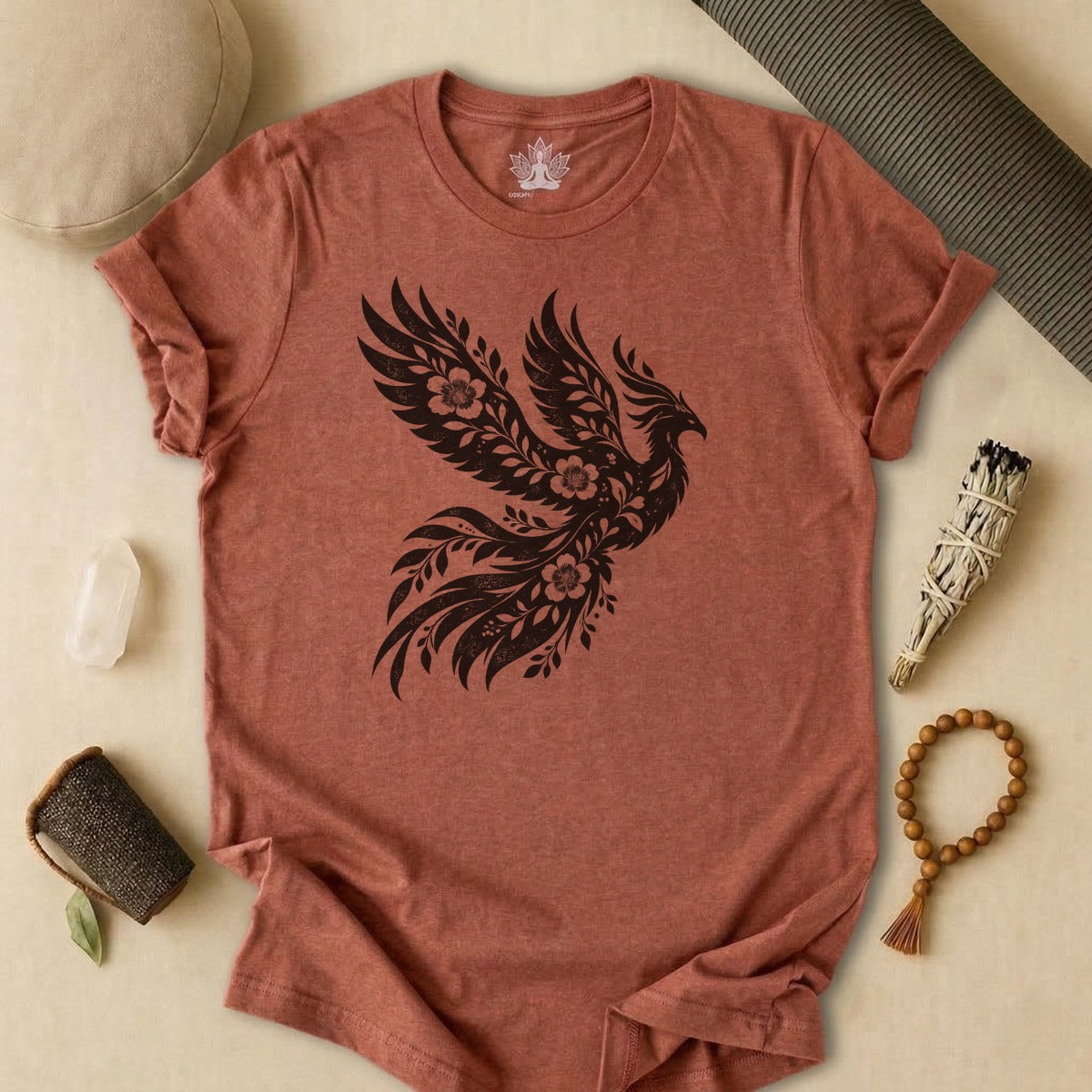Boho Botanical Phoenix Tee