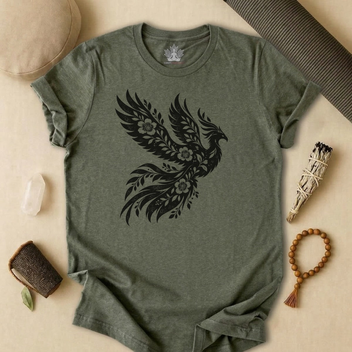 Boho Botanical Phoenix Tee