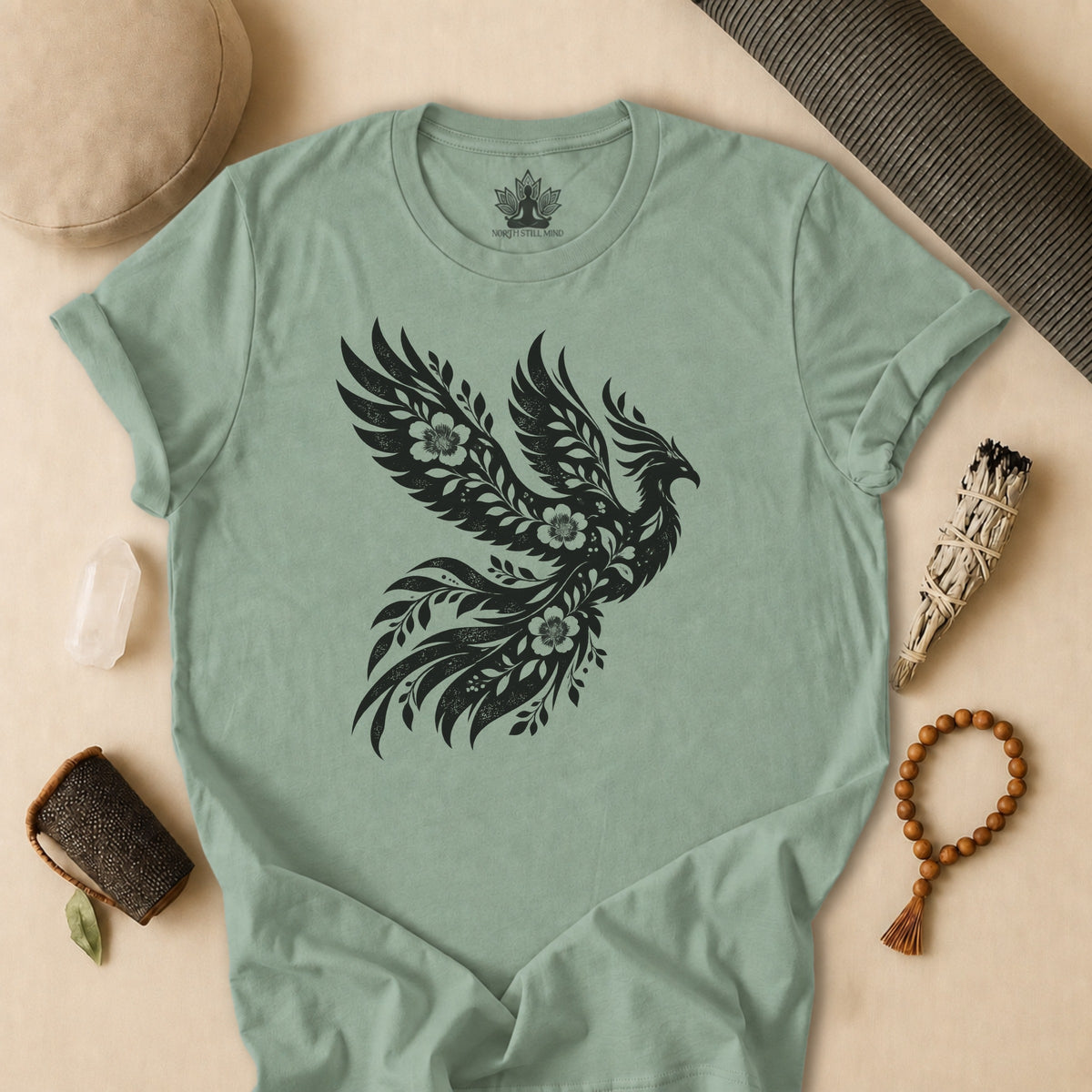 Boho Botanical Phoenix Tee