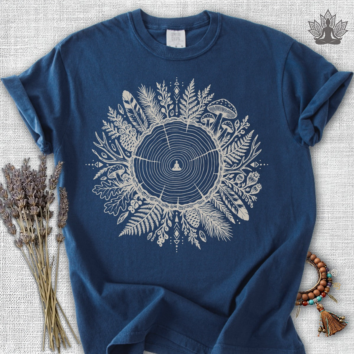 The Quiet Center Woodland Comfort Colors® Tee
