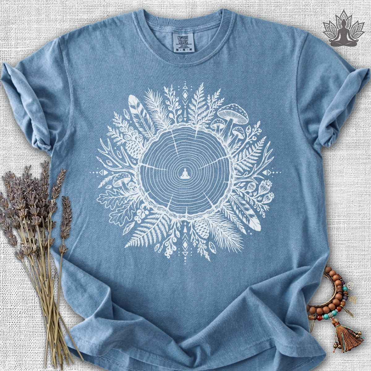 The Quiet Center Woodland Comfort Colors® Tee