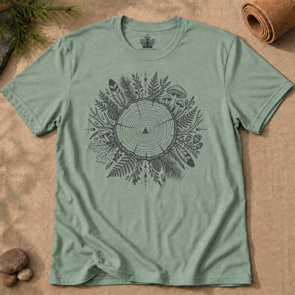 The Quiet Center Woodland Men Tee