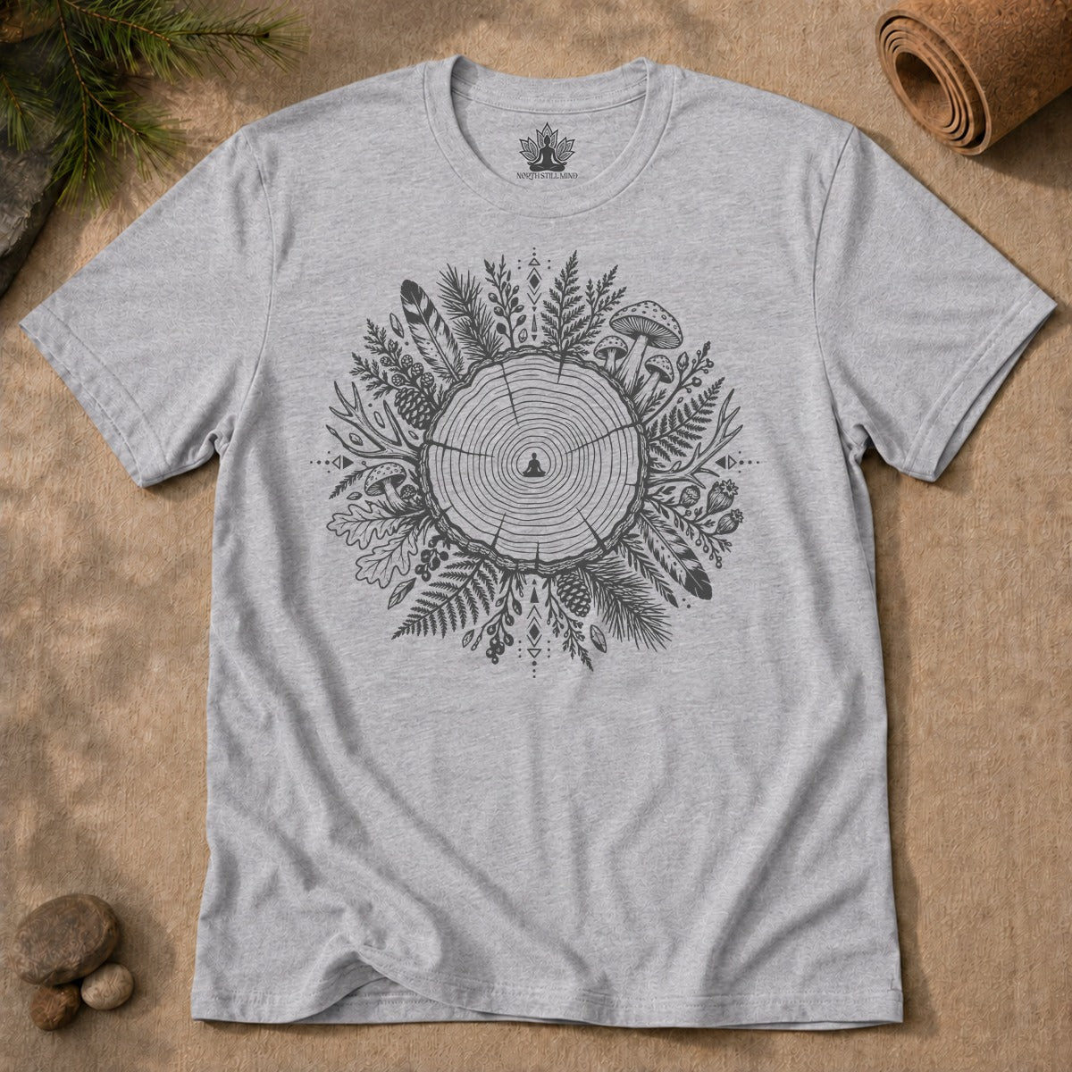 The Quiet Center Woodland Men Tee