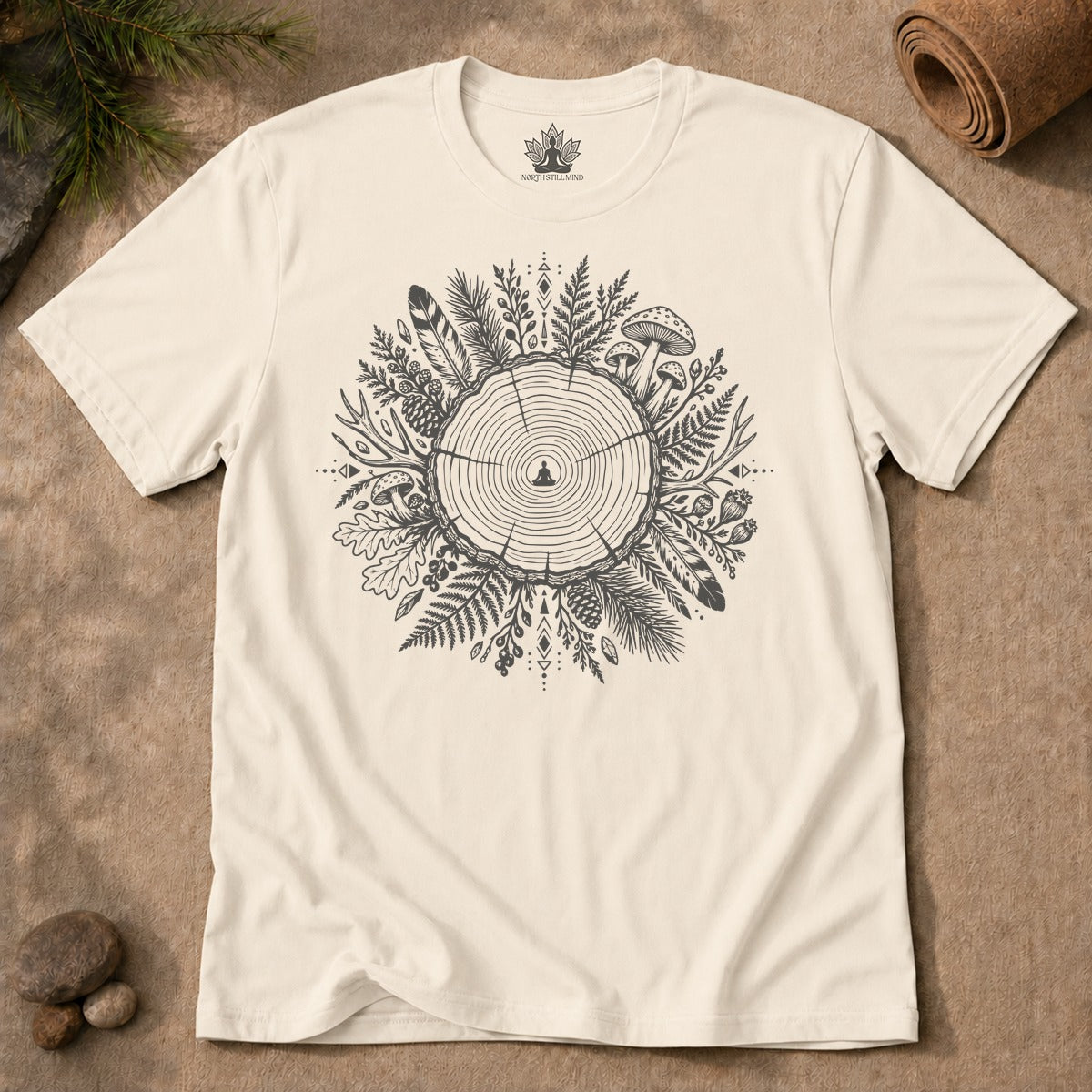 The Quiet Center Woodland Men Tee