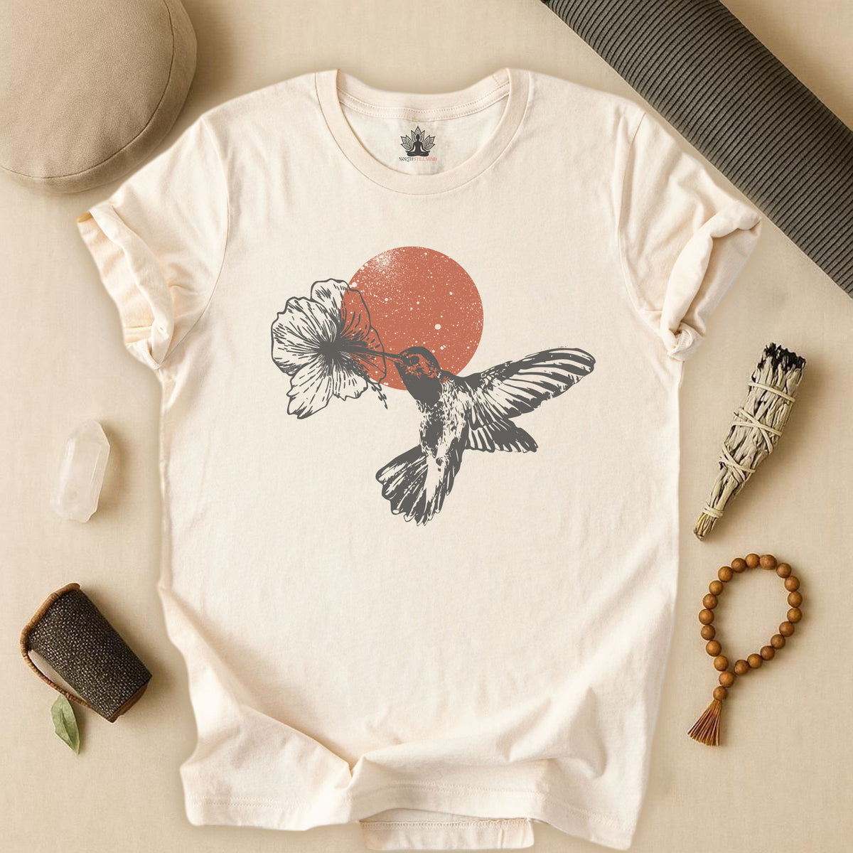 Sunset Hummingbird Tee