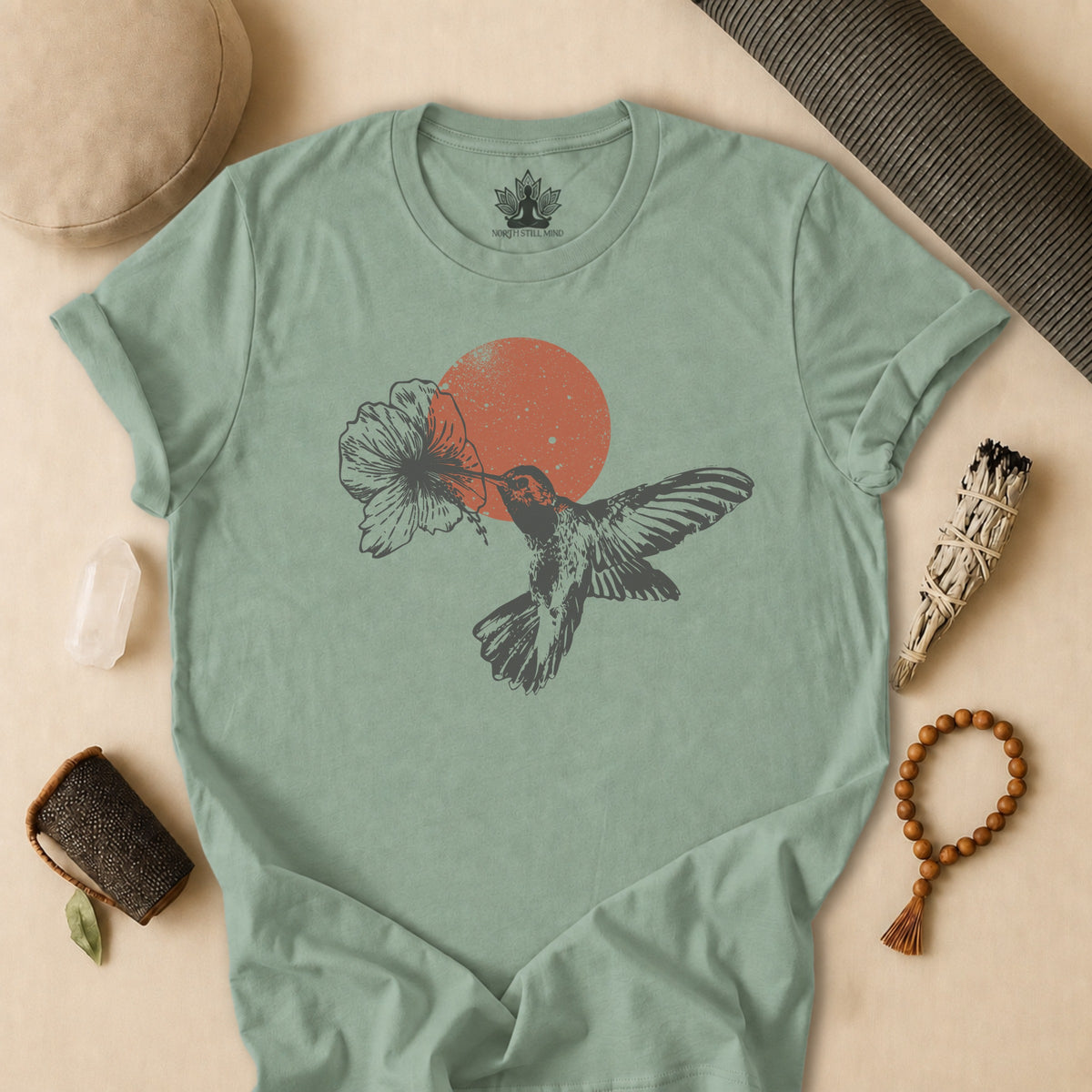 Sunset Hummingbird Tee