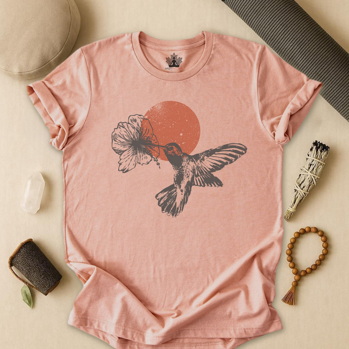 Sunset Hummingbird Tee
