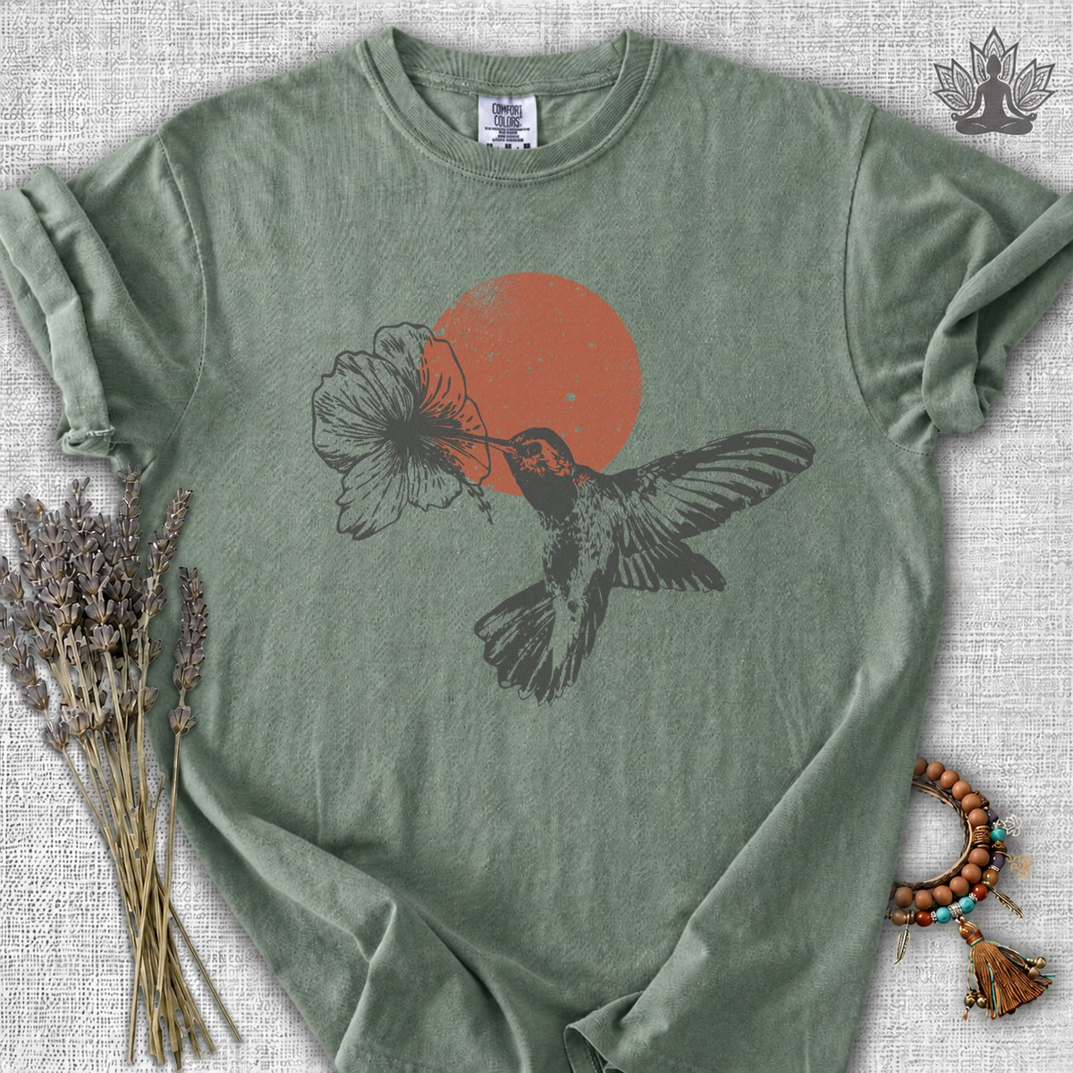 Sunset Hummingbird Comfort Colors® Tee