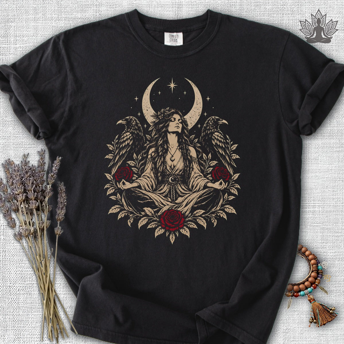 Peace Within Ravens & Roses Comfort Colors® Tee