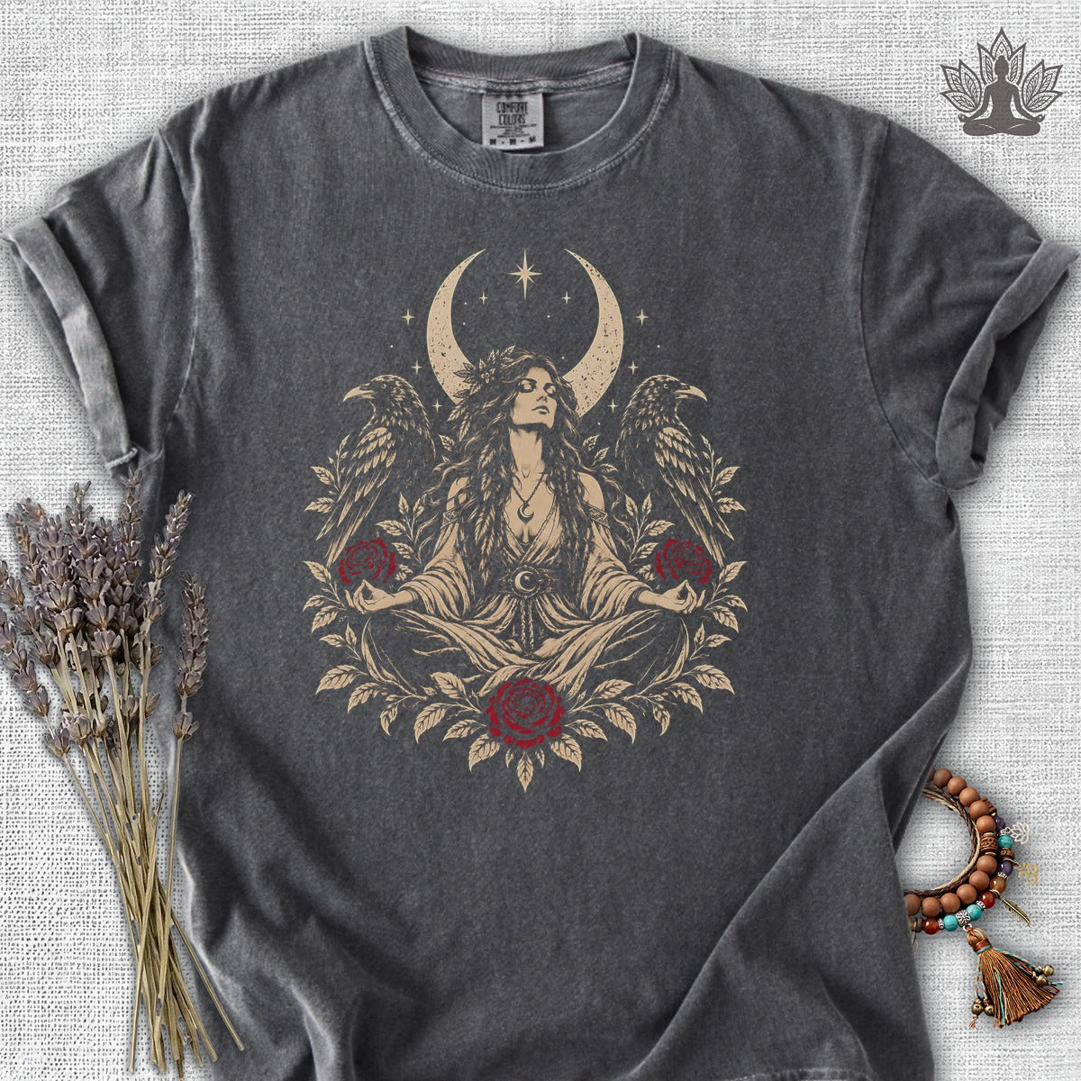 Peace Within Ravens & Roses Comfort Colors® Tee
