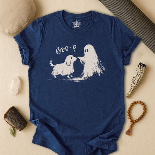 Boo-p Cute Ghost & Dog Tee