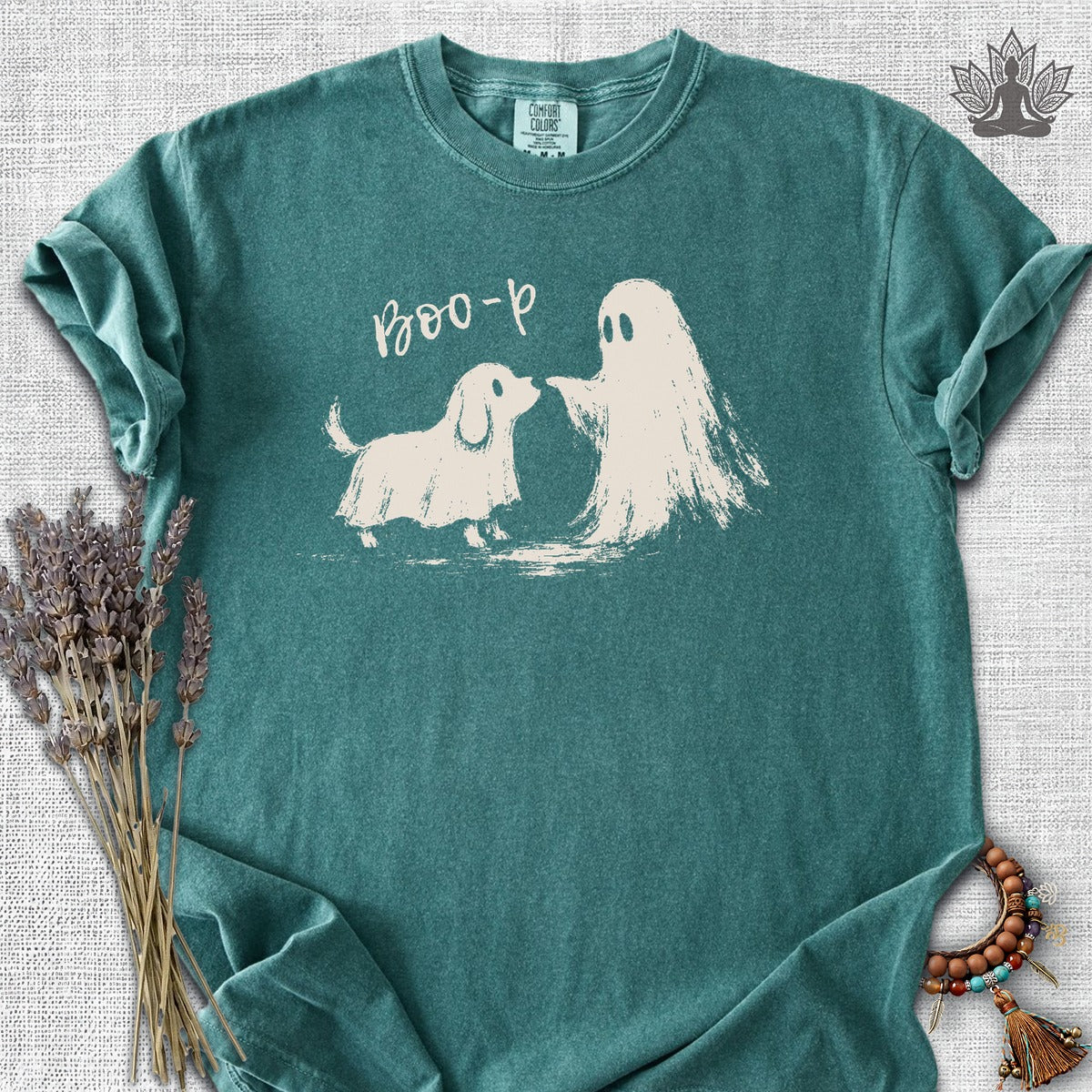 Boo-p Cute Ghost & Dog Comfort Colors® Tee