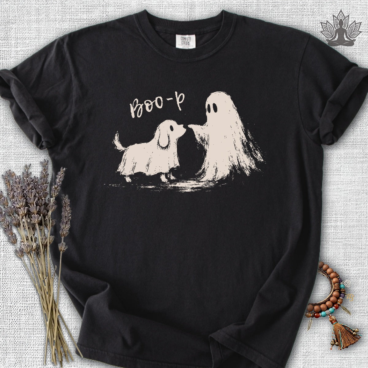 Boo-p Cute Ghost & Dog Comfort Colors® Tee