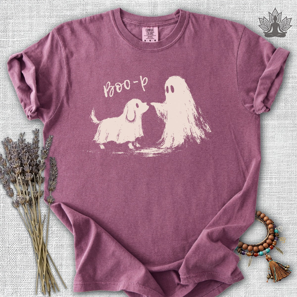 Boo-p Cute Ghost & Dog Comfort Colors® Tee