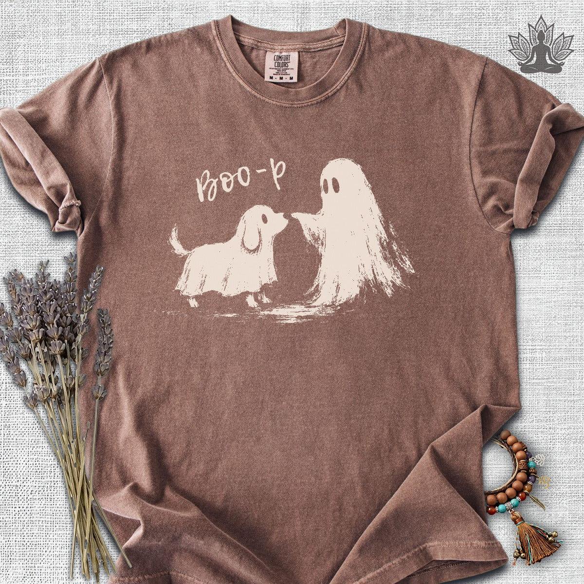 Boo-p Cute Ghost & Dog Comfort Colors® Tee