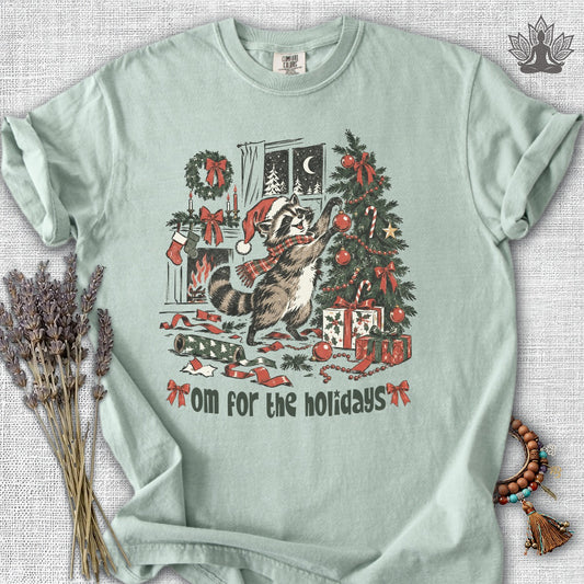Om For The Holidays Raccoon Comfort Colors® Tee