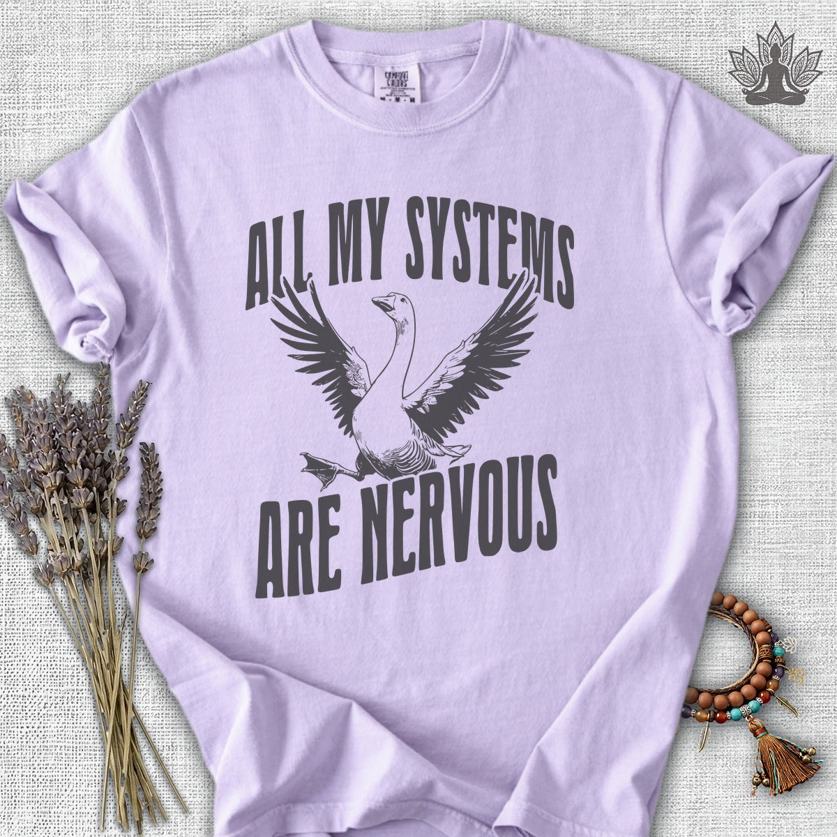 All My Systems Are Nervous Comfort Colors® Tee
