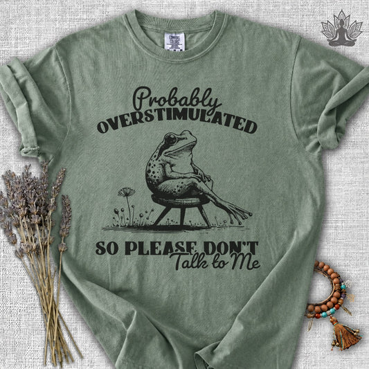 Probably Overstimulated, So Please Don't Talk To Me Comfort Colors® Tee