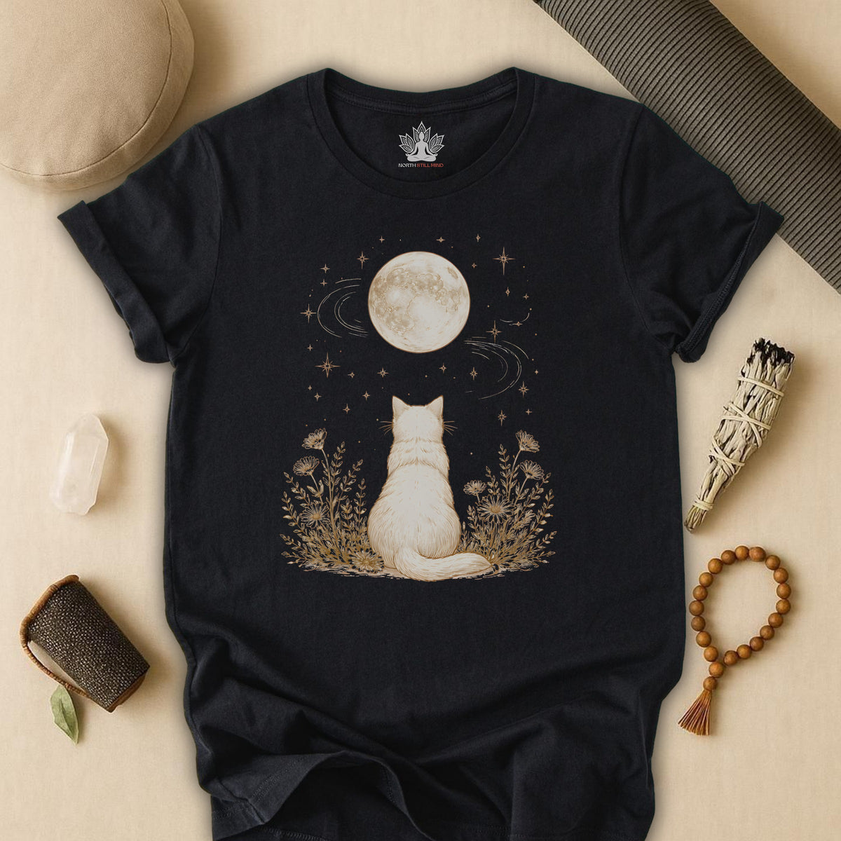 Moonlight Reverie Cat Tee